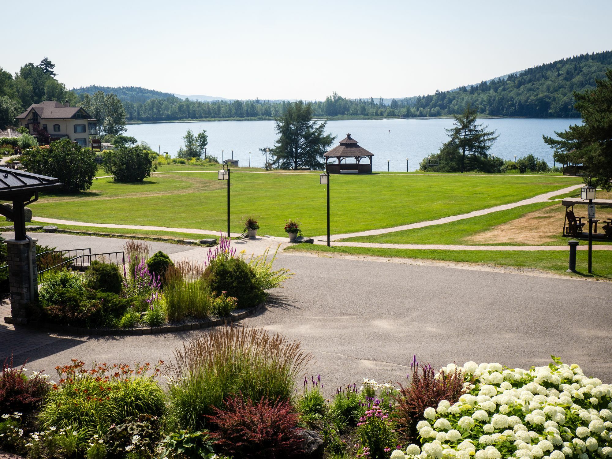 Le Manoir Du Lac Delage Stoneham Esterno foto